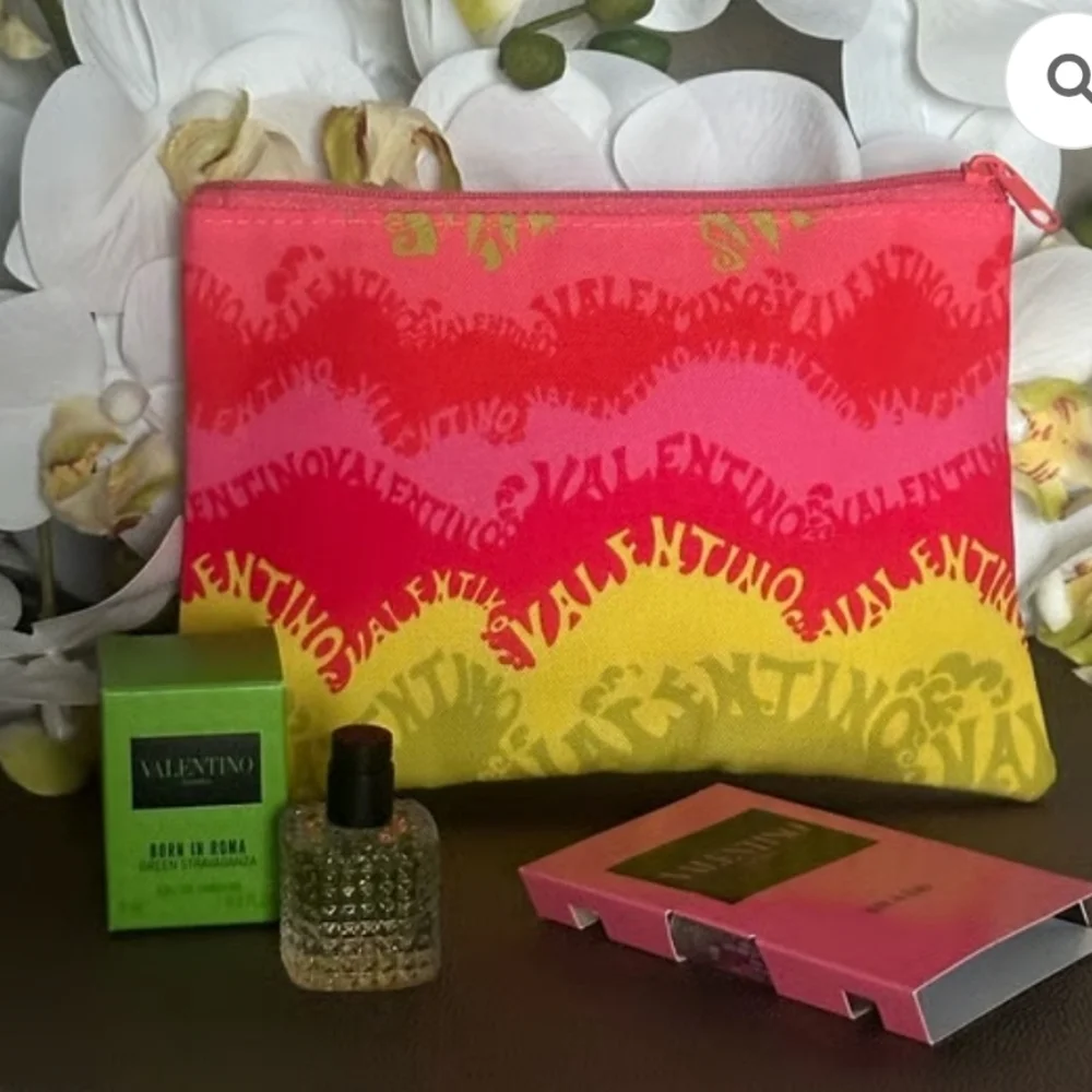 Valentino Summer Pouch Cosmetic Bag